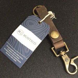 🆕 Rustico Leather Super-loop Keychain